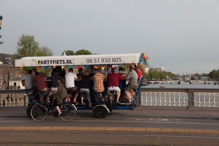 Bicicleta bar, Amsterdam, Holanda