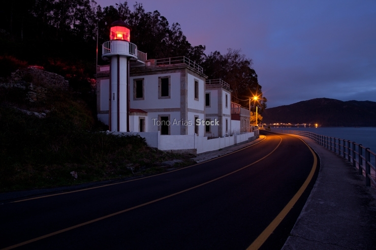 Faro cabo Rebordiño, Muros, Galicia