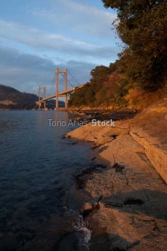 Ponte de Rande, ría de Vigo, Galicia