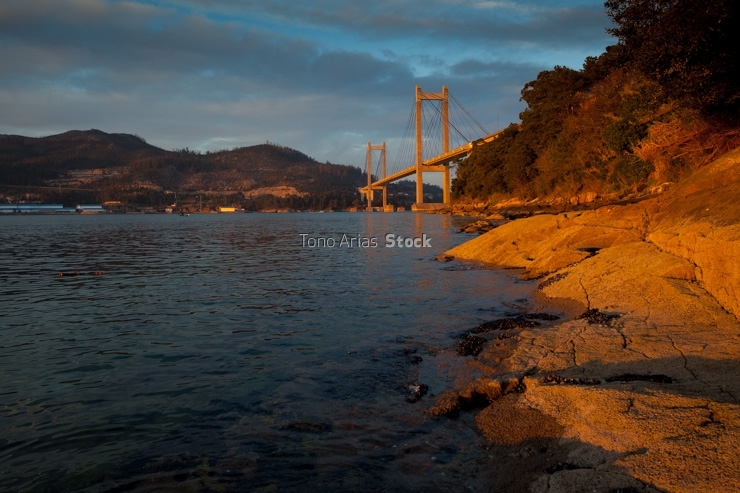 Ponte de Rande, ría de Vigo, Galicia