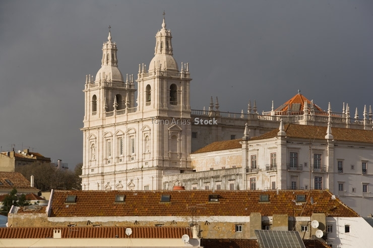 Portugal, Lisbon,St Vicente de Fora Church, Alfama district 