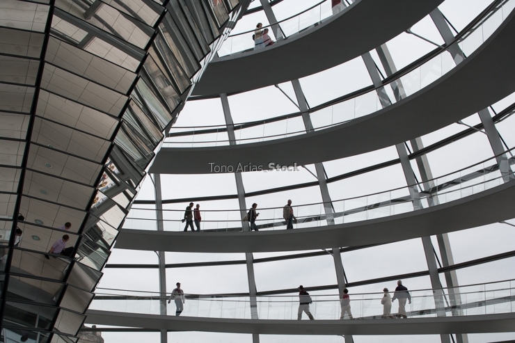 Cúpula del Reichstag Norman Foster Berlín Alemania