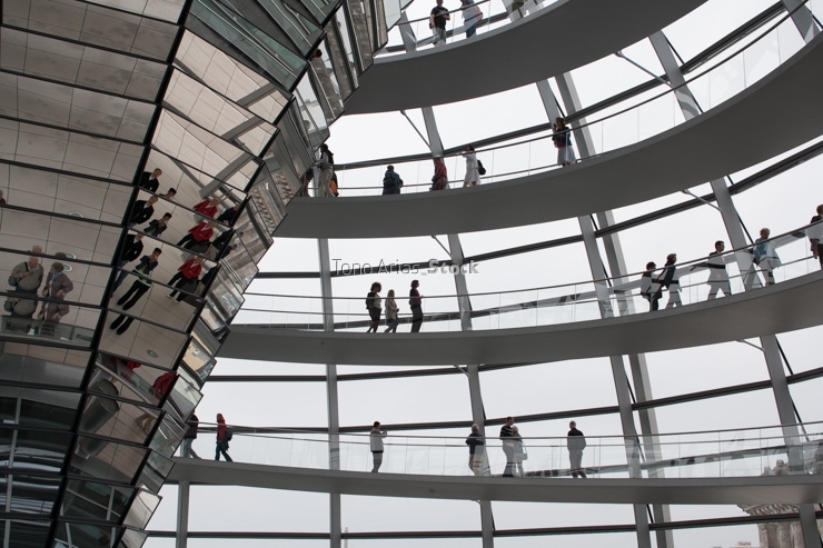 Cúpula del Reichstag Norman Foster Berlín Alemania