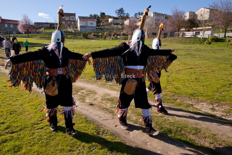 Entroido As Pitas de Eiroas, Ourense, Galicia