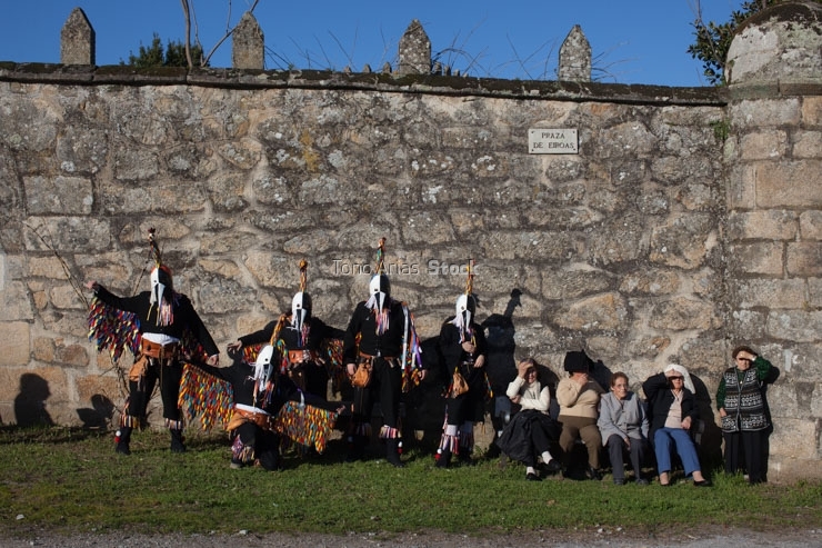 Entroido As Pitas de Eiroas, Ourense, Galicia
