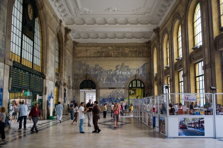 Estación de tren, São Bento, Porto, Portugal