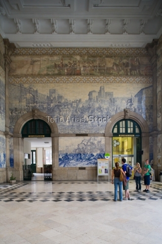 Estación de tren, São Bento, Porto, Portugal