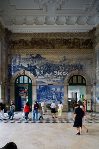Estación de tren, São Bento, Porto, Portugal