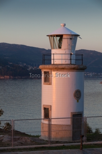 Faro da Guía, ría de Vigo, Galicia