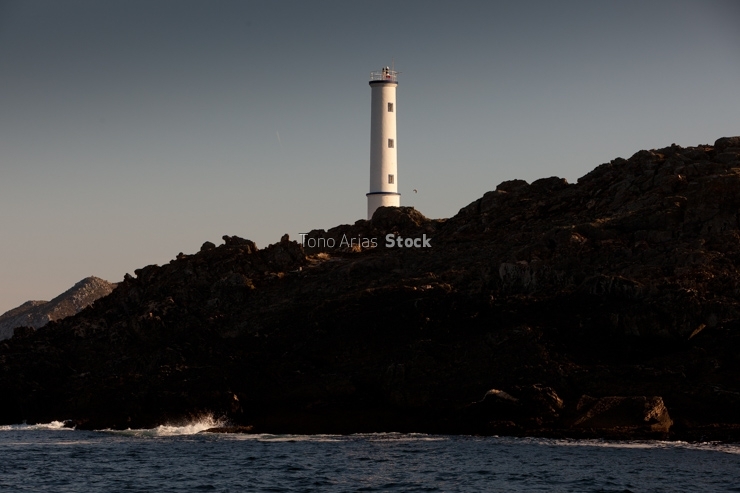 Faro de Cabo Home, ría de Vigo, Galicia