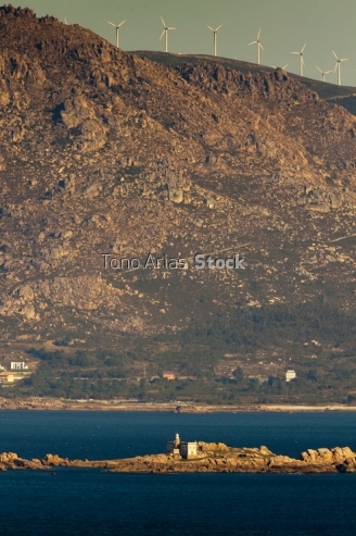 Faro de Illa Lobeira, Cee, Galicia