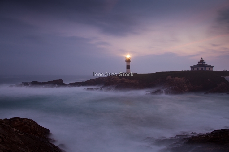 Faro de Illa Pancha, Ribadeo, Galicia