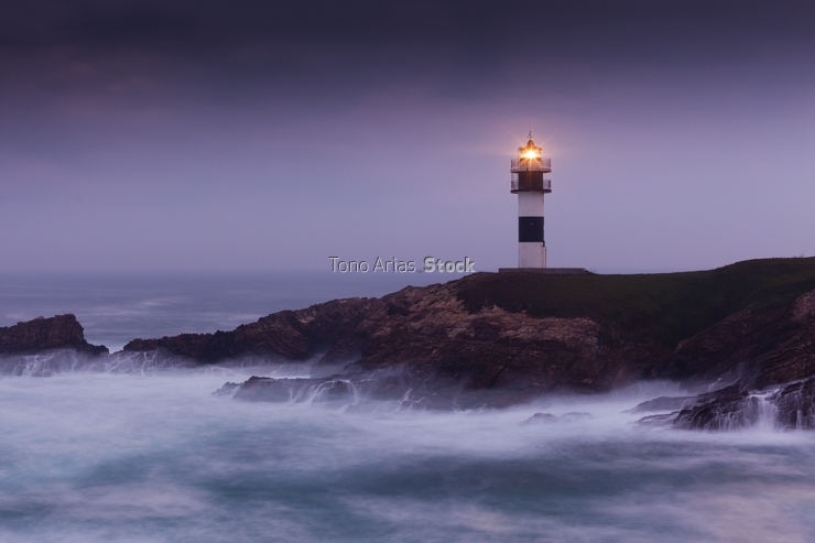 Faro de Illa Pancha, Ribadeo, Galicia