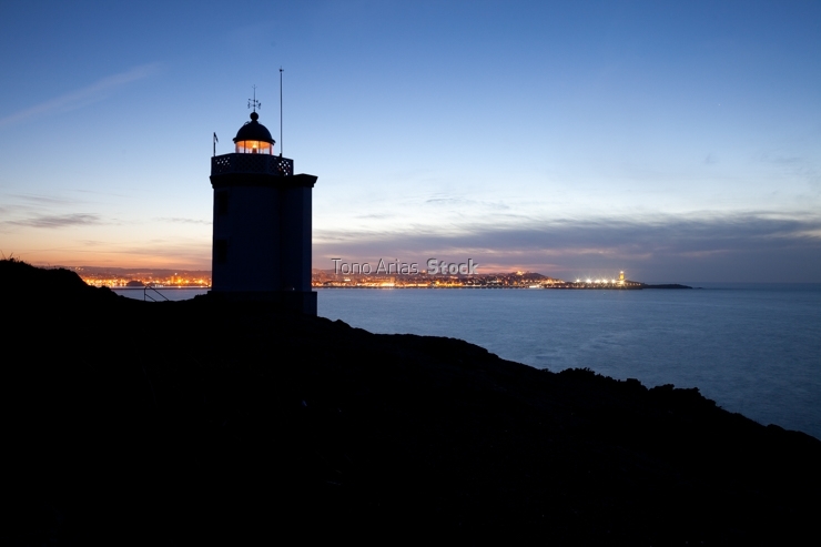 Faro de Mera, provincia de A Coruña, Galicia