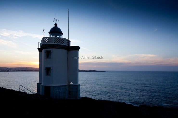 Faro de Mera, provincia de A Coruña, Galicia
