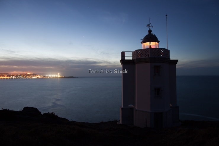 Faro de Mera, provincia de A Coruña, Galicia