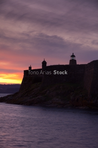 Faro do Castelo de San Antón, A Coruña, Galicia