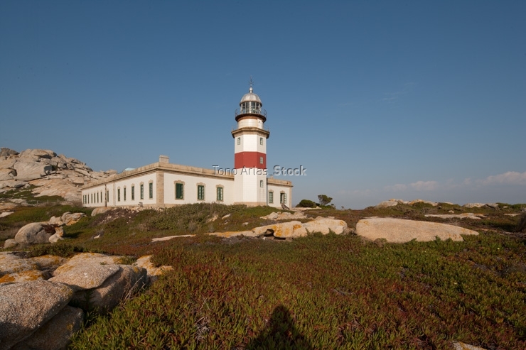 Faro Illa de Sálvora ría de Arousa, Galicia