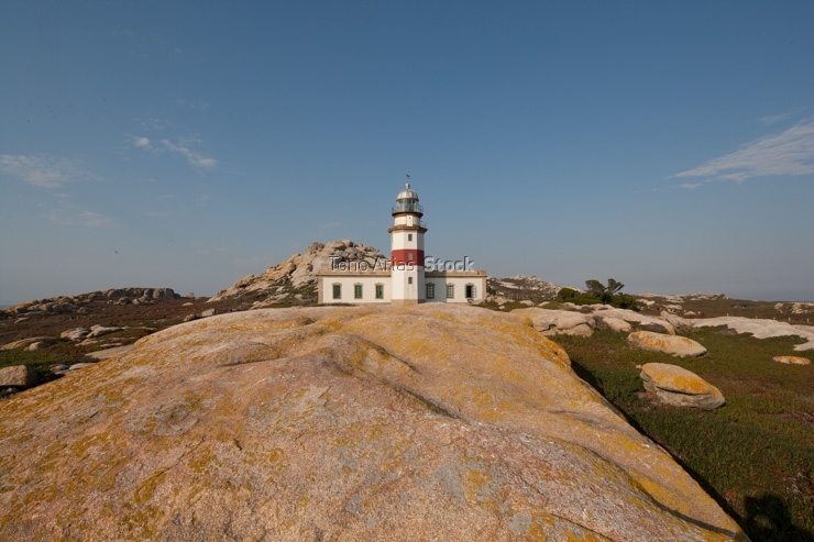 Faro Illa de Sálvora ría de Arousa, Galicia