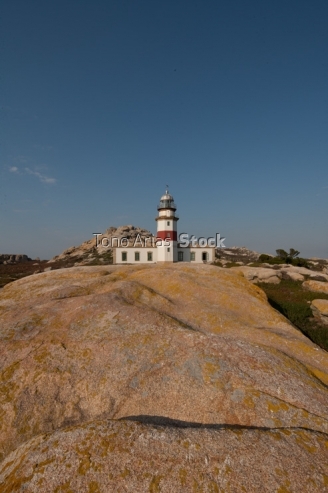 Faro Illa de Sálvora ría de Arousa, Galicia