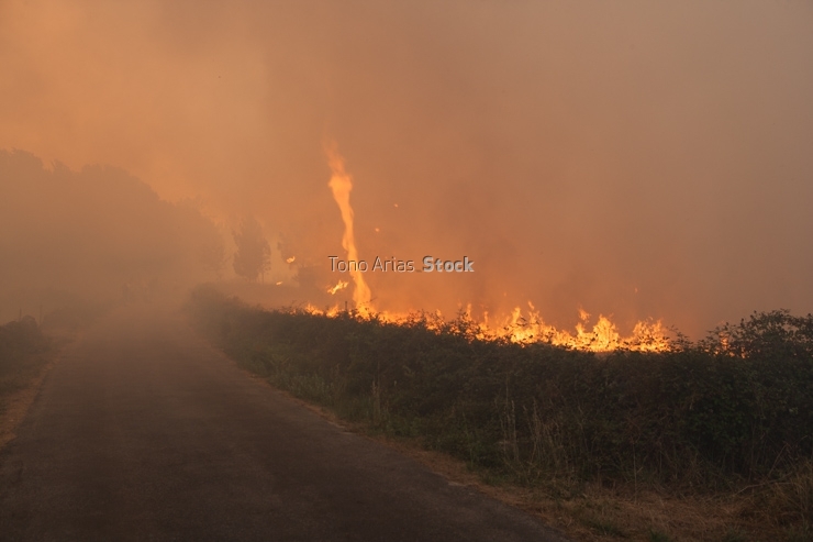 Incendios en Galicia