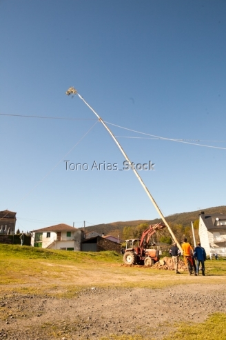 Levantamento do maio, Laza , provincia de Ourense, Galicia