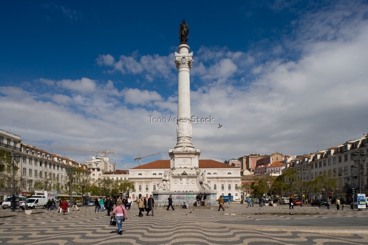Lisboa Portugal, Praça D Pedro IV,