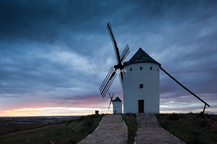 Molinos de Alcazar de San Juan, Castilla la Mancha