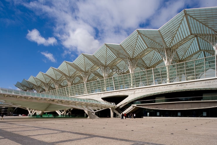 Oriente train station by Santiago Calatrava. Lisbon, Portugal