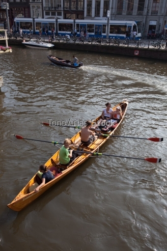 Piraguistas, Amsterdam, Holanda