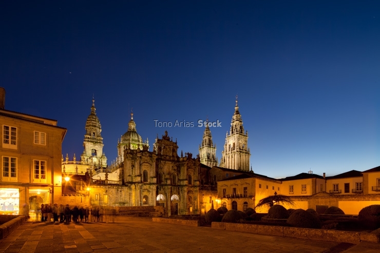 Praza de Azabachería, Catedral de Santiago de Compostela, Galic
