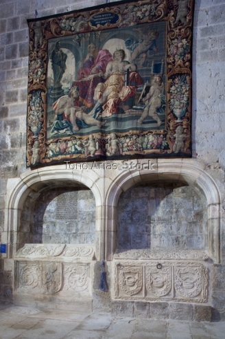 Templo fortaleza de san juan Castrojeriz Burgos