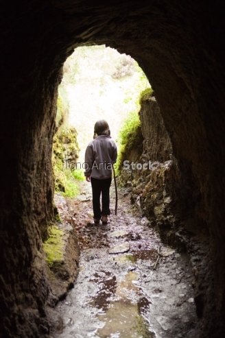 Túnel romano, O Caurel, Galicia