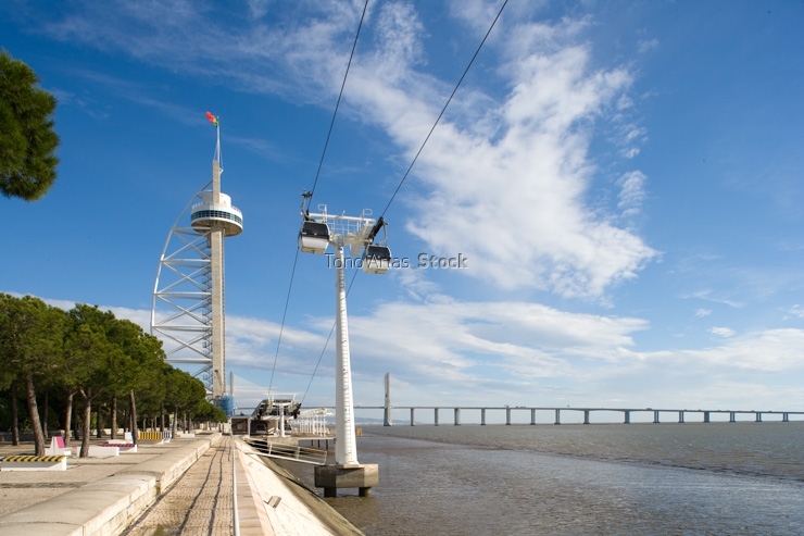 Vasco da Gama tower, Lisbon. Portugal